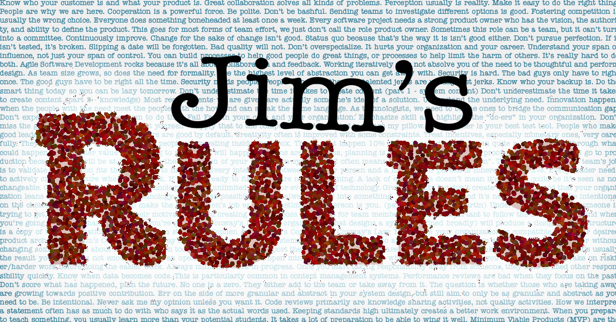 Jim's Rules Jim's Rules Site Logo